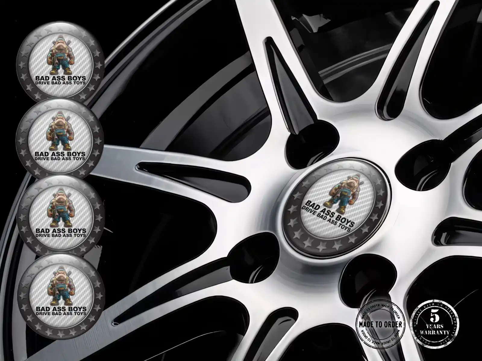 Silicone sticker Luxury Style Premium Badges for Vehicles